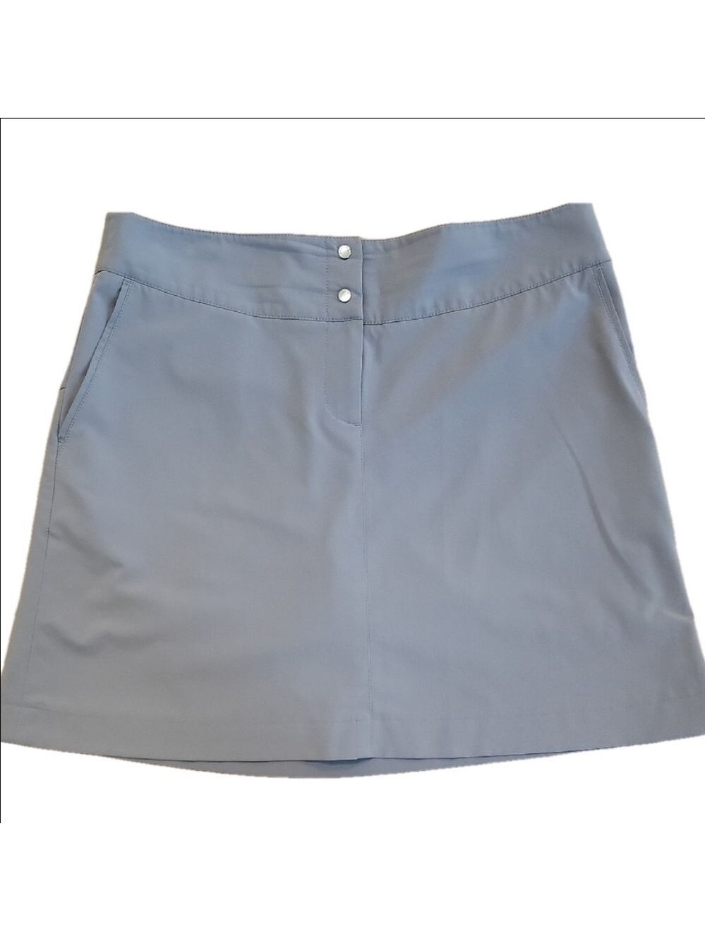 ANNIKA By Cutter & Buck Gray Athletic Skort Size 10 EUC